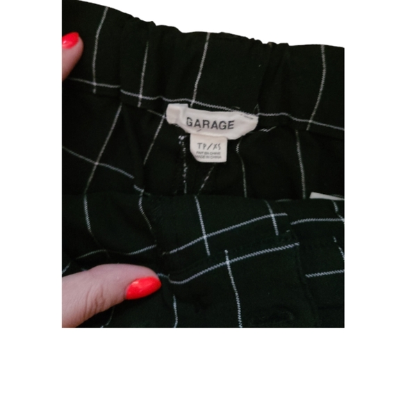 3/$30! Garage Womans Black Pants with White Stripes - Picture 4 of 9